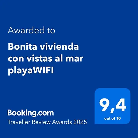 Bonita Vivienda Con Vistas Al Mar Playawifi 아파트